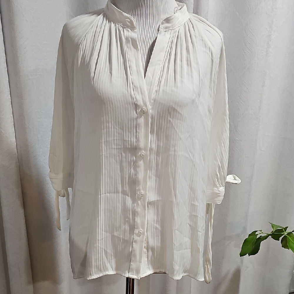 H&M Classic White Blouse